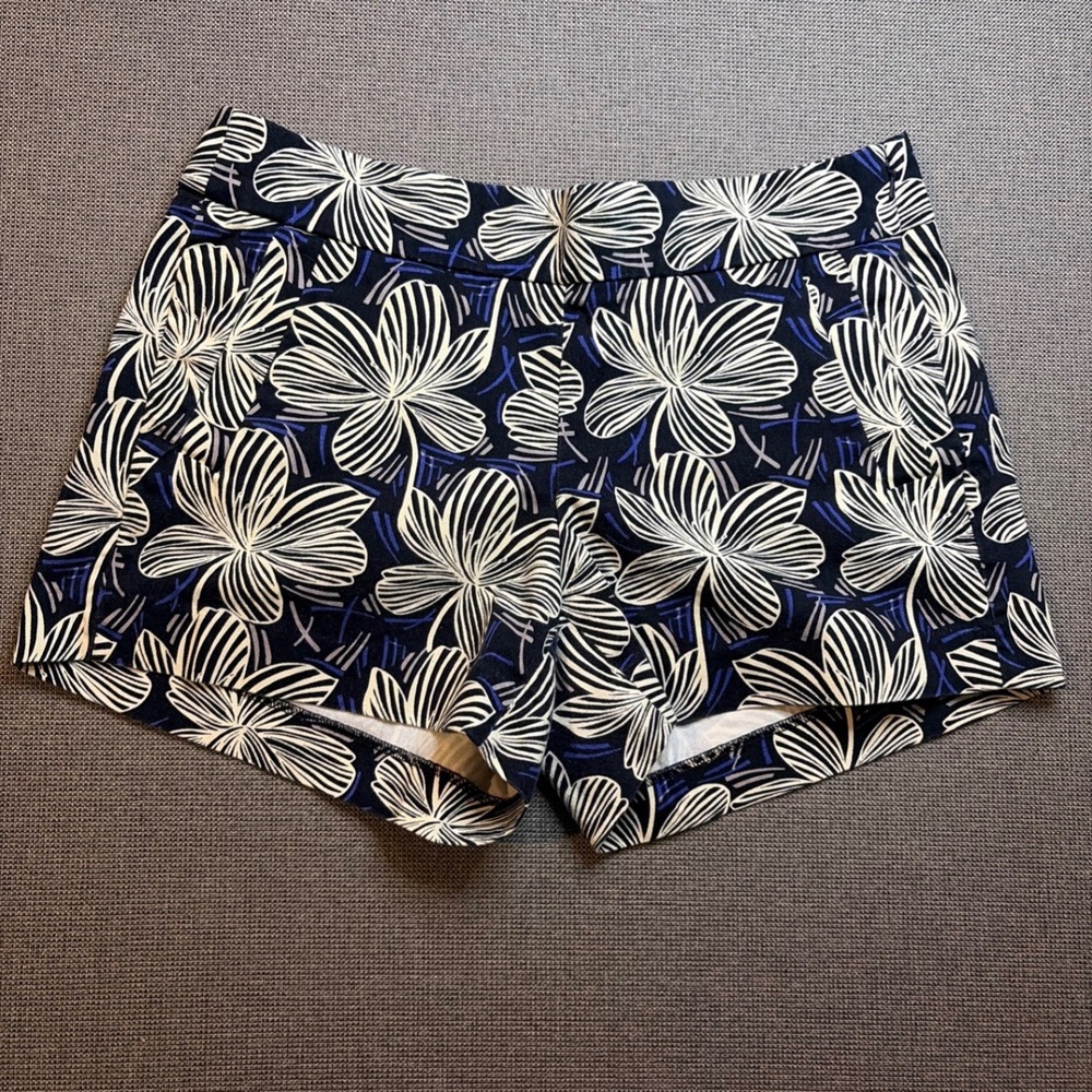 J.Crew Floral Preppy Coastal Tropical Nautical Resort Vacation Classic Shorts 4